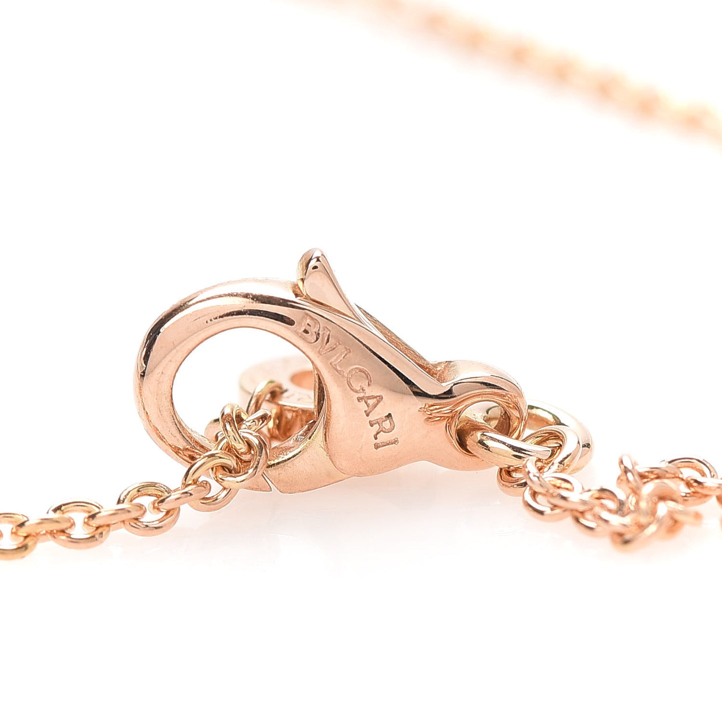 18K Rose Gold Black Ceramic B.Zero1 Pendant Necklace