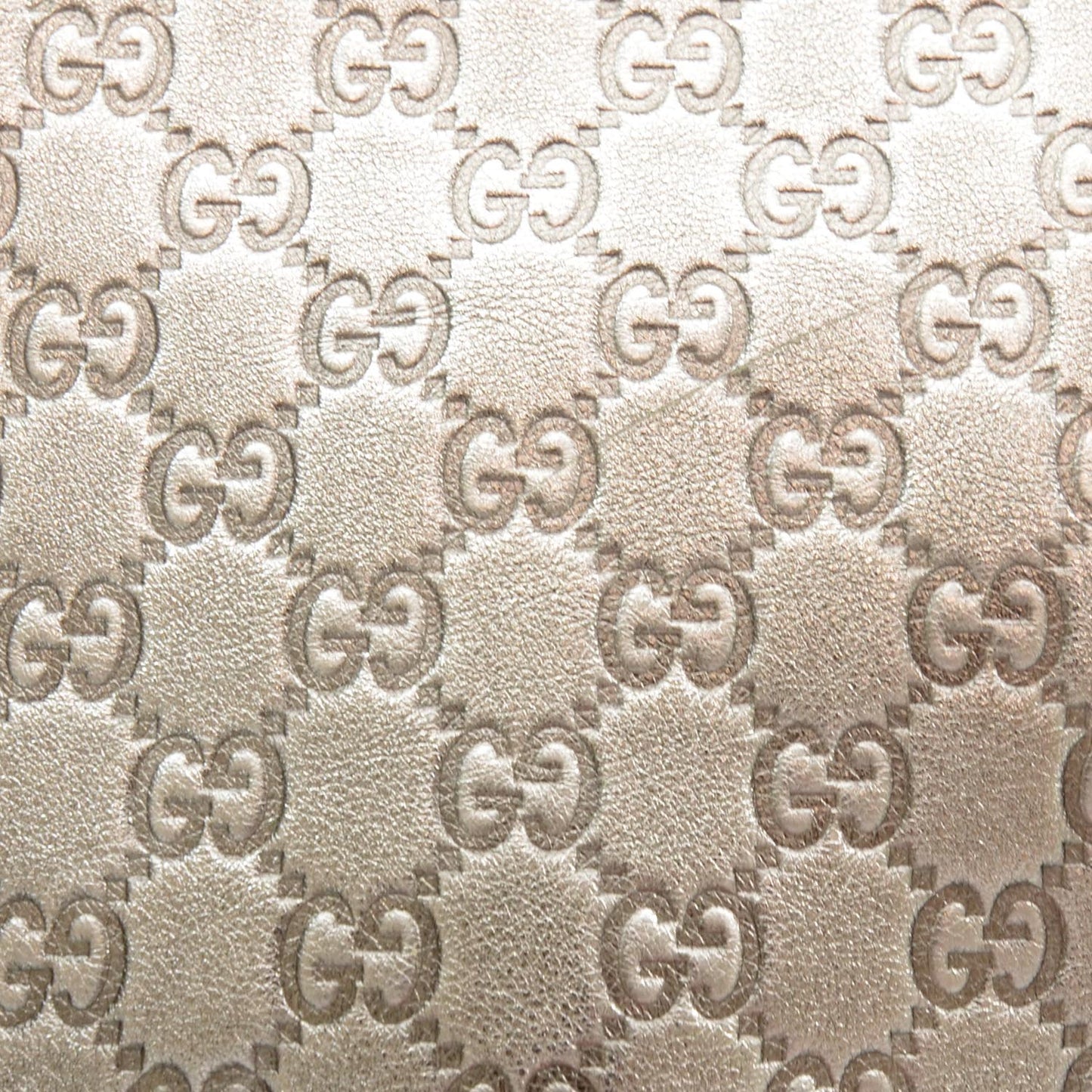 Guccissima Large Tote Silver