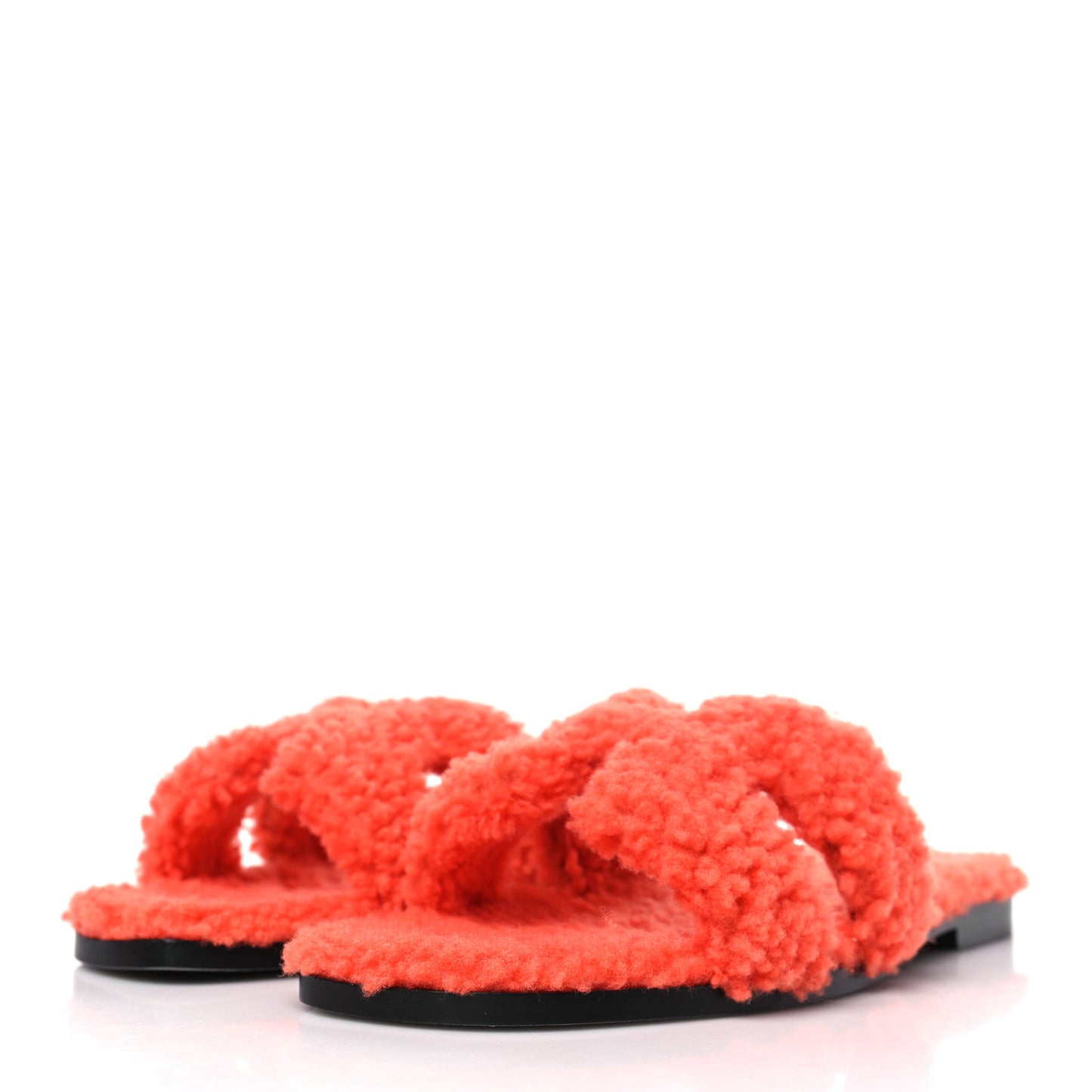 Woolskin Oran Sandals 40.5 Orange