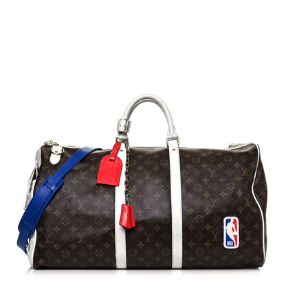 Louis Vuitton X NBA Monogram Keepall 55 1 of 24
