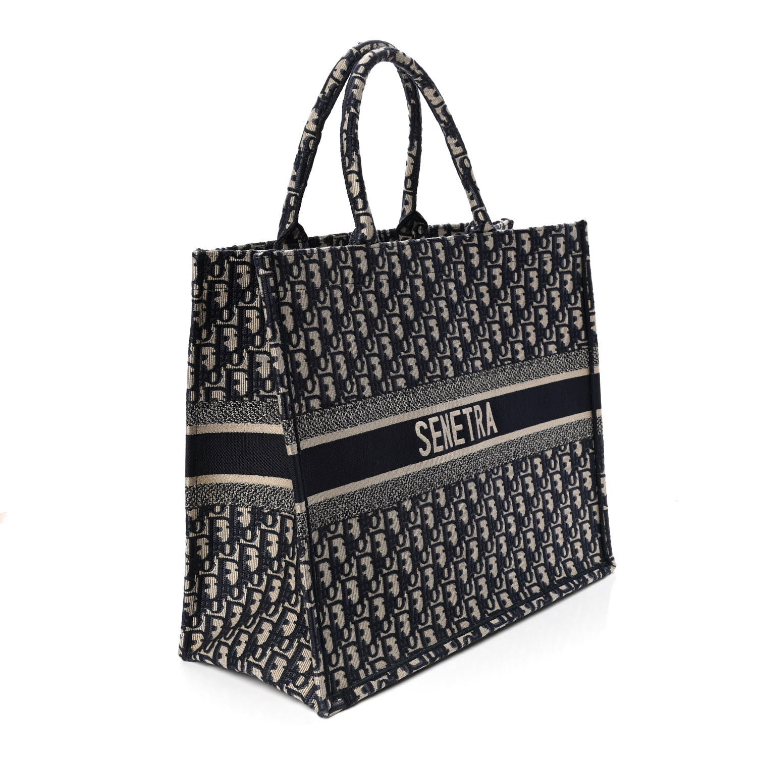 Christian Dior Oblique Book Tote Blue Multicolor 2 of 4