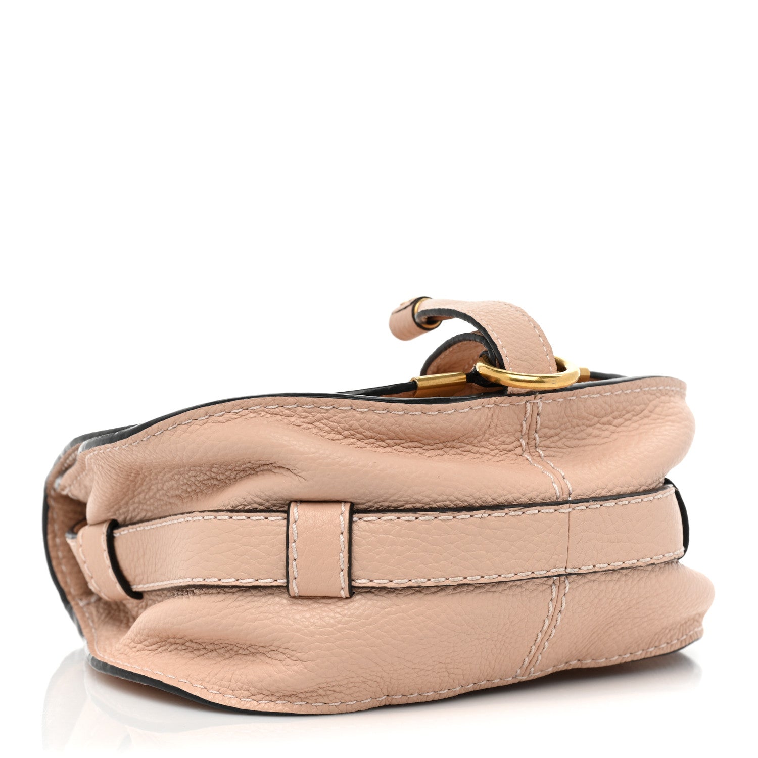 Chloe Calfskin Mini Marcie Round Crossbody Bag Blush Nude 3 of 9