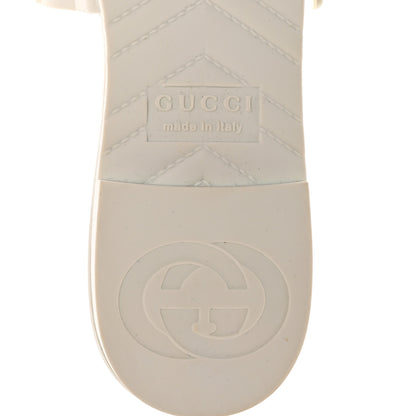 Gucci Rubber Womens Slide Sandals 37 White 6 of 15