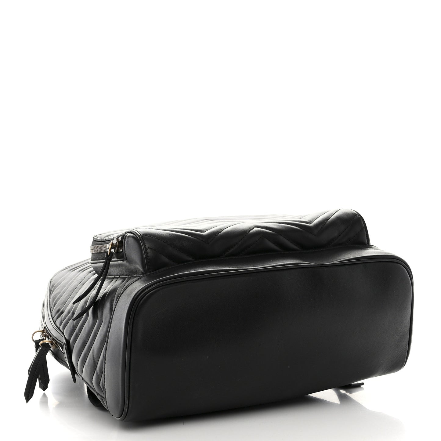 Calfskin Matelasse GG Marmont Day Backpack Black