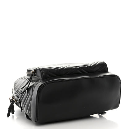 Gucci Calfskin Matelasse GG Marmont Day Backpack Black 4 of 10