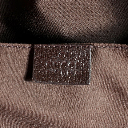 Gucci GG Monogram Medium Web Handle Vertical Tote Brown 8 of 9