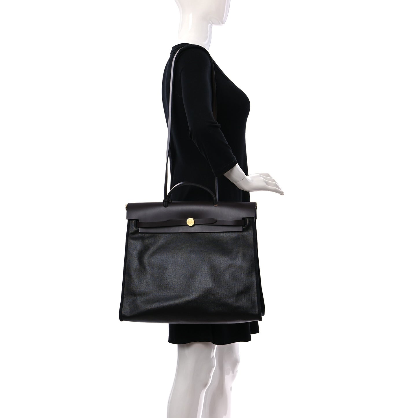 Toile H Berline Vache Hunter Herbag Zip 39 MM Black Ebene
