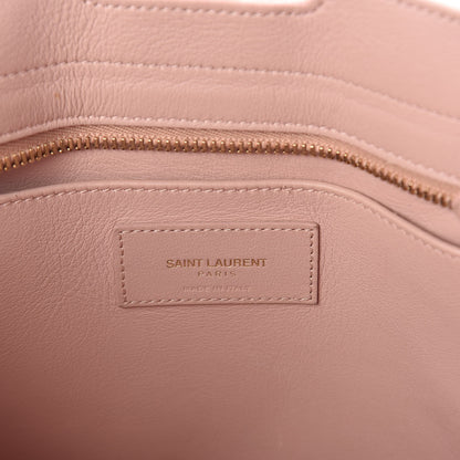 Saint Laurent Calfskin Monogram Baby Cabas Pink 6 of 9