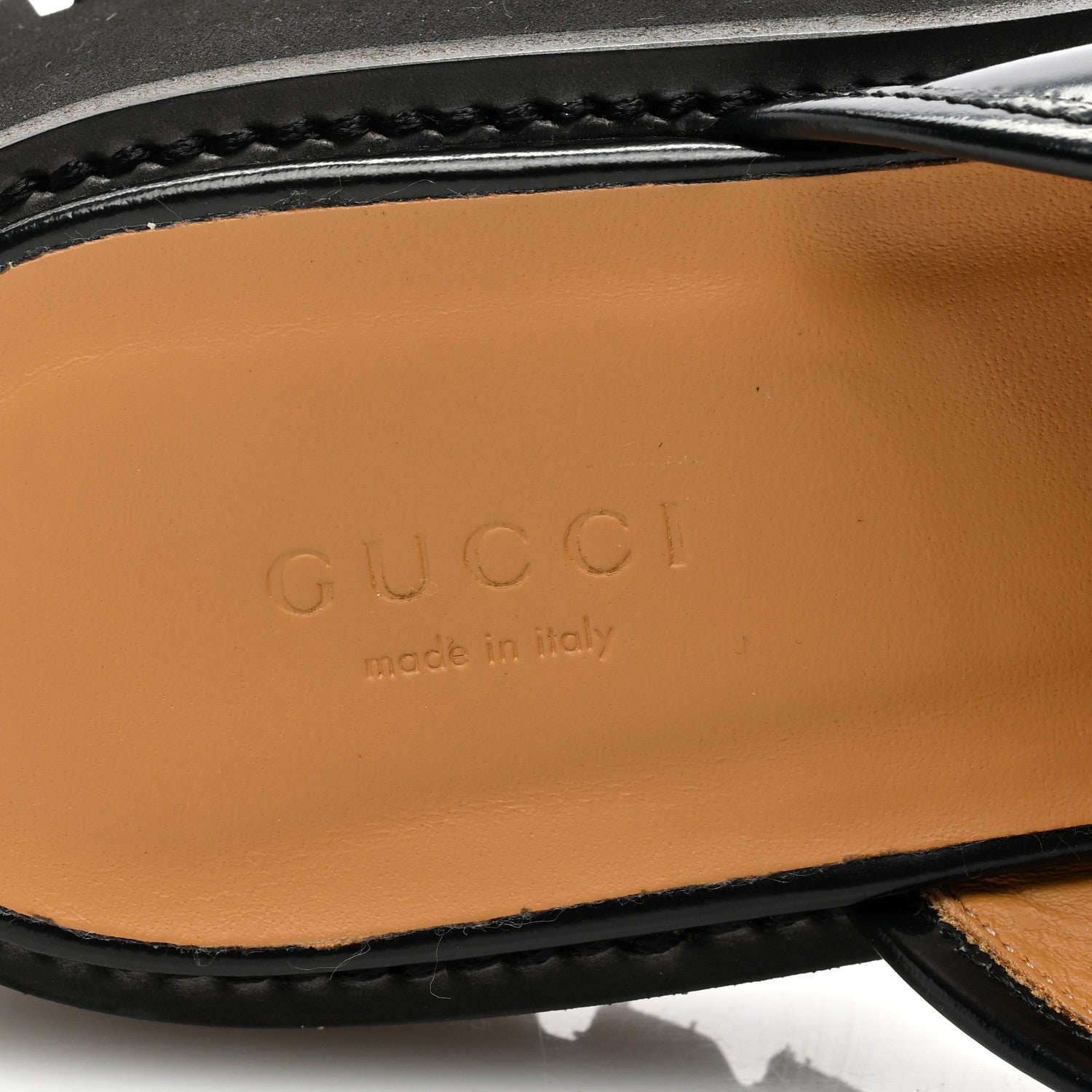 Gucci Magnum Calfskin Womens Horsebit Platform Mules 40.5 Black 7 of 7
