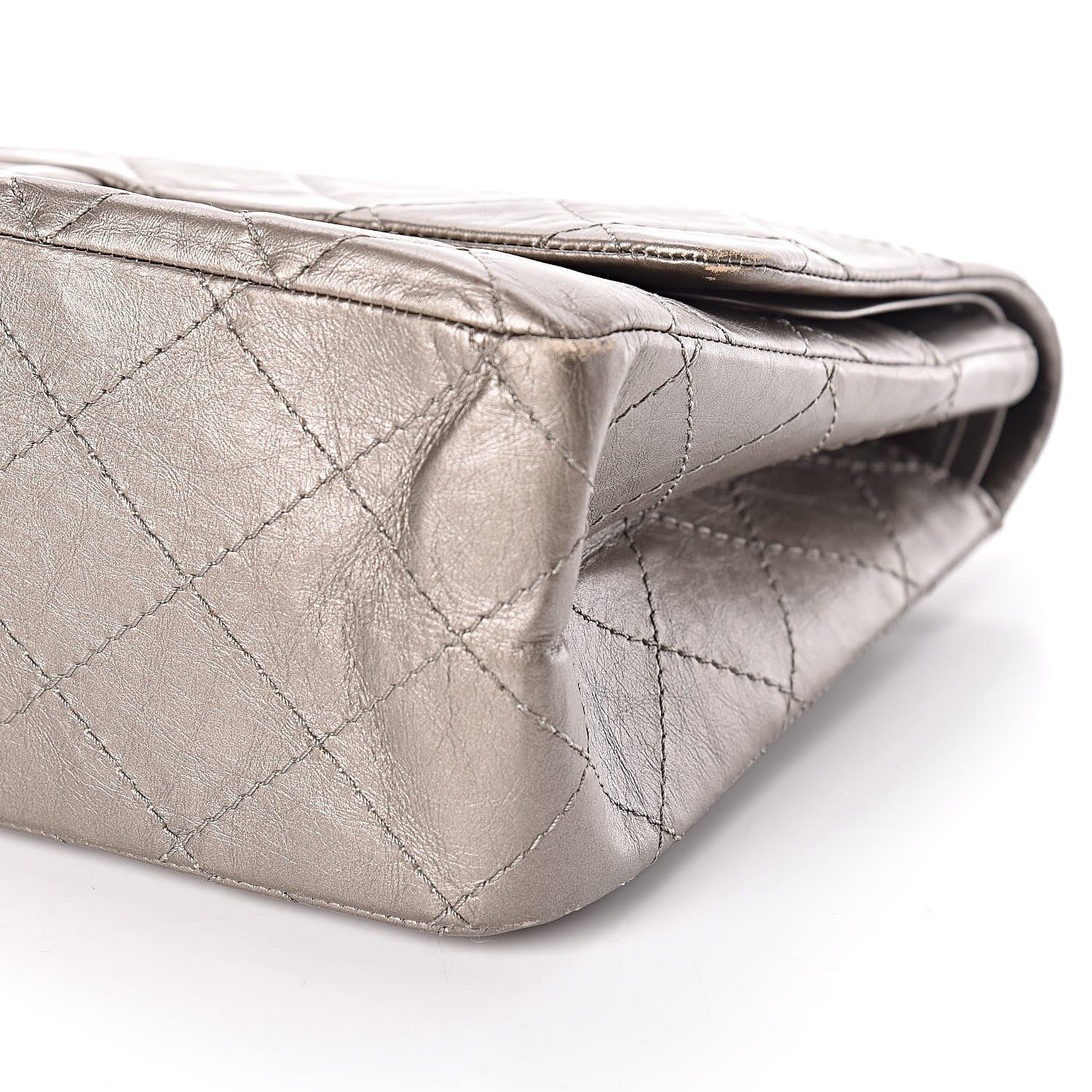 Chanel Aged Calfskin Quilted 2.55 Reissue 227 Flap Grey 8 of 15