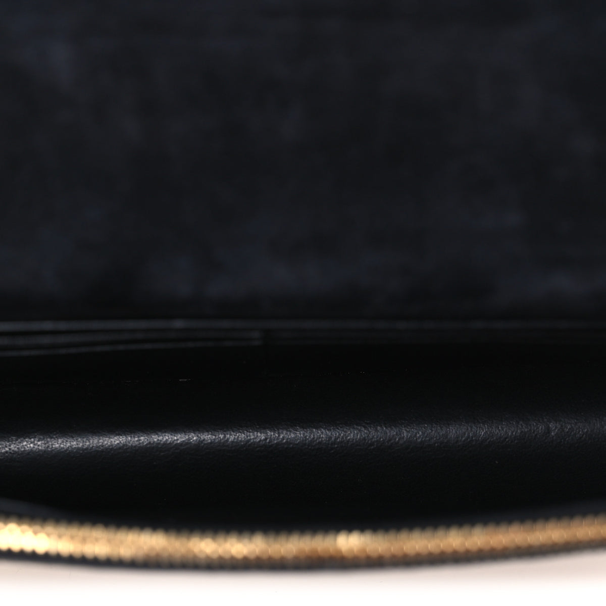 Calfskin Python Embossed Classic Monogram Kate Tassel Chain Wallet Gold