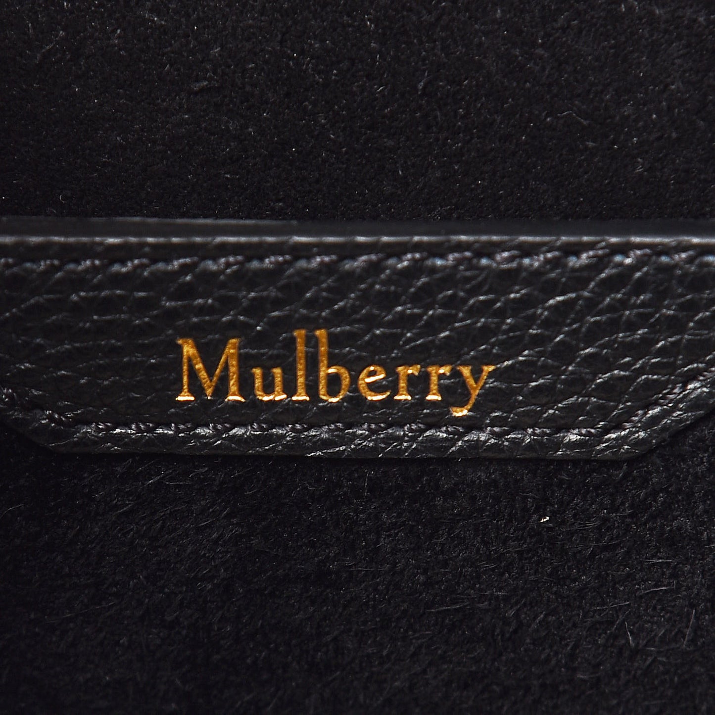 Small Classic Grain Calfskin Amberley Satchel Black