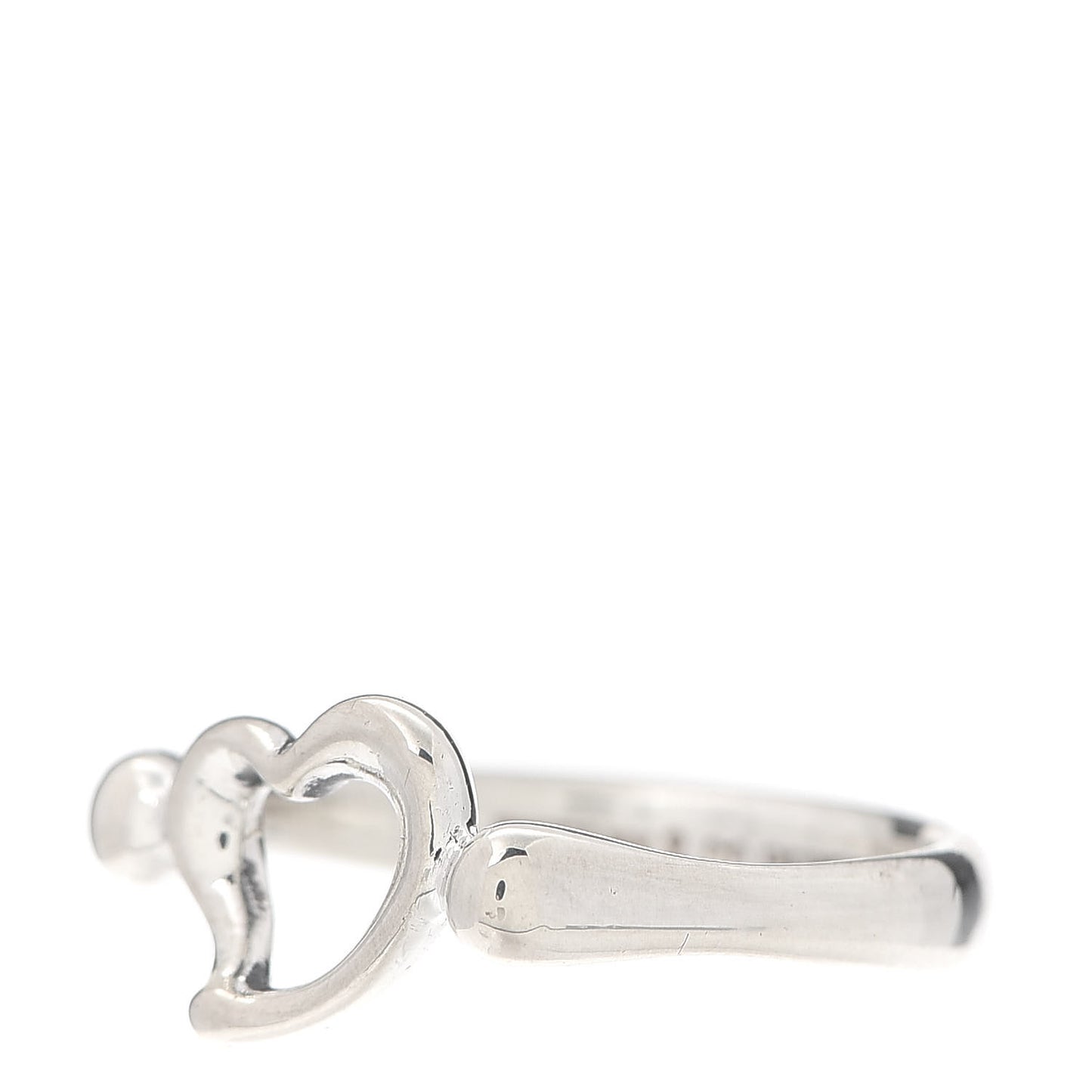 Sterling Silver Elsa Peretti Open Heart Ring 51 5.75