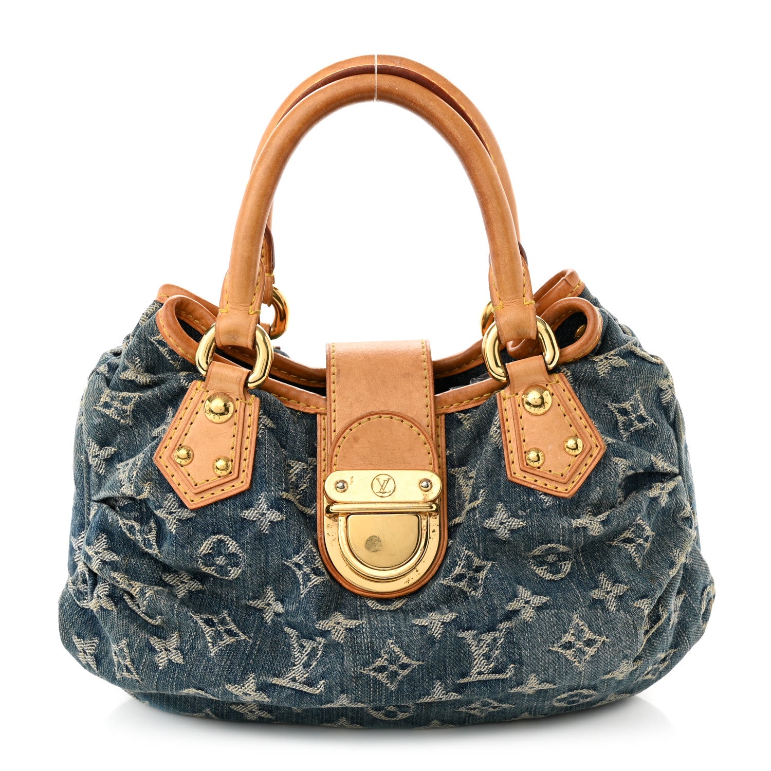 Louis Vuitton Monogram Denim Pleaty Blue 1 of 14
