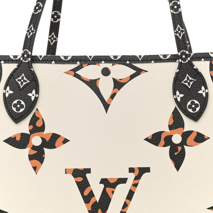 Louis Vuitton Monogram Giant Jungle Neverfull MM Ivory 8 of 13