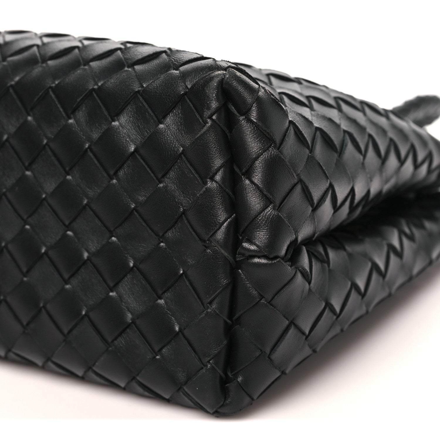 Bottega Veneta Nappa Intrecciato Medium Andiamo Shoulder Bag Black 9 of 9