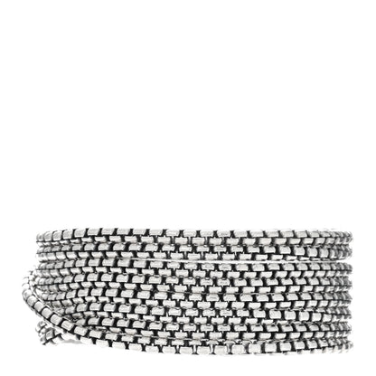 David Yurman Sterling Silver 8 Row Box Chain Bracelet 1 of 3
