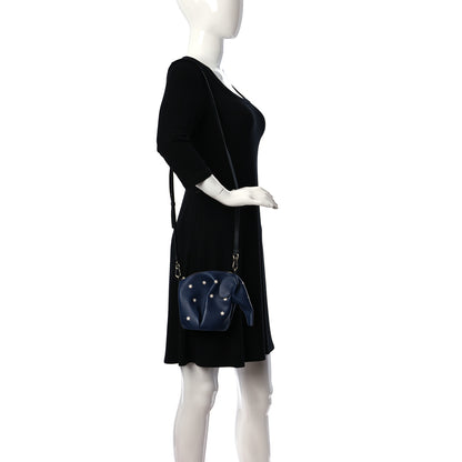 Loewe Calfskin Mini Star Elephant Crossbody Bag Marine 2 of 12