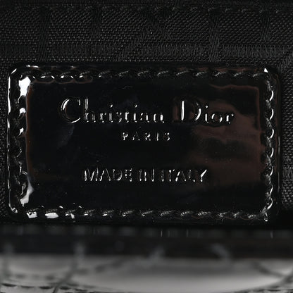 Christian Dior Patent Cannage Mini Lady Dior Black 5 of 10