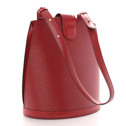 Louis Vuitton Epi Cluny Castillan Red 3 of 9