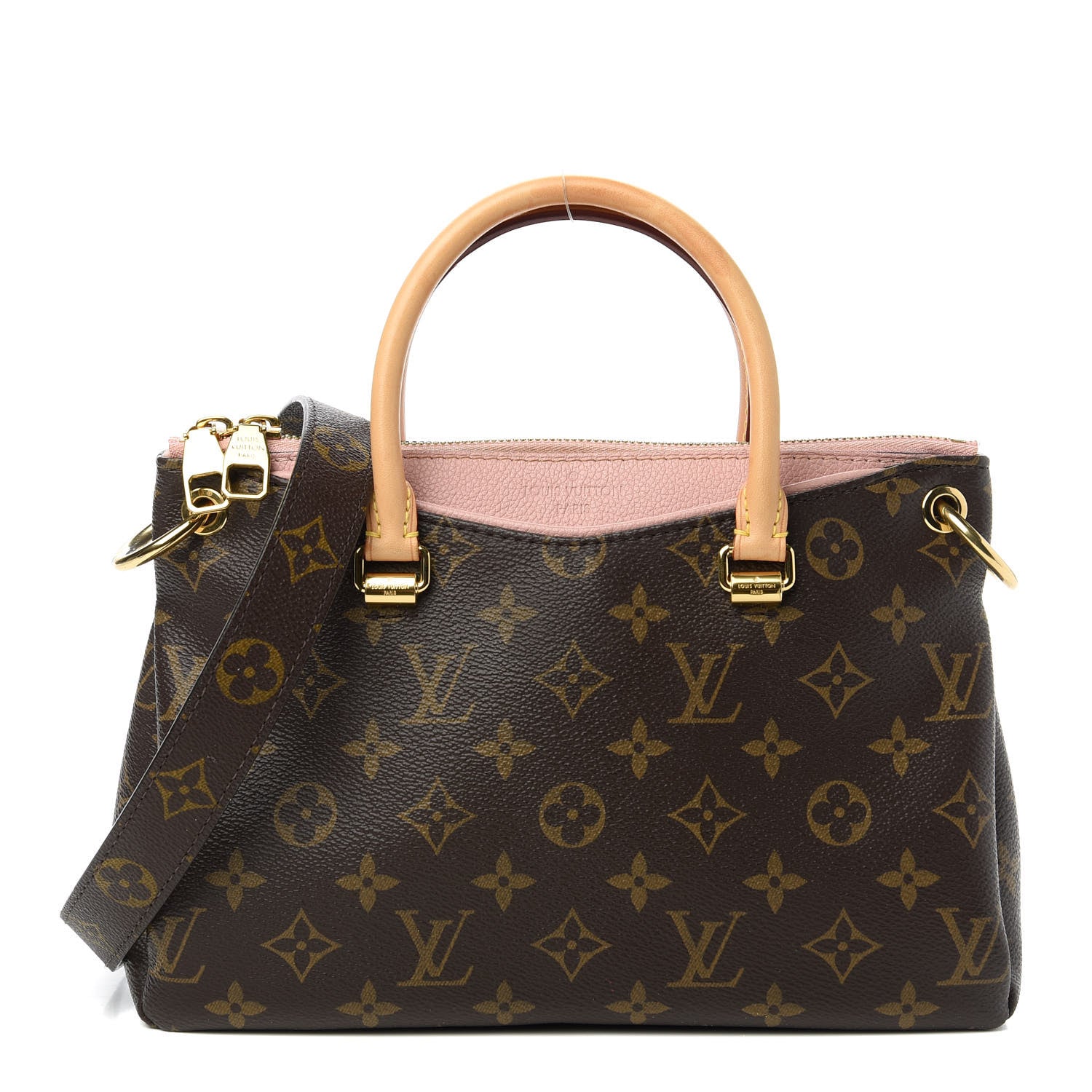 Louis Vuitton Monogram Pallas BB Rose Ballerine 1 of 10