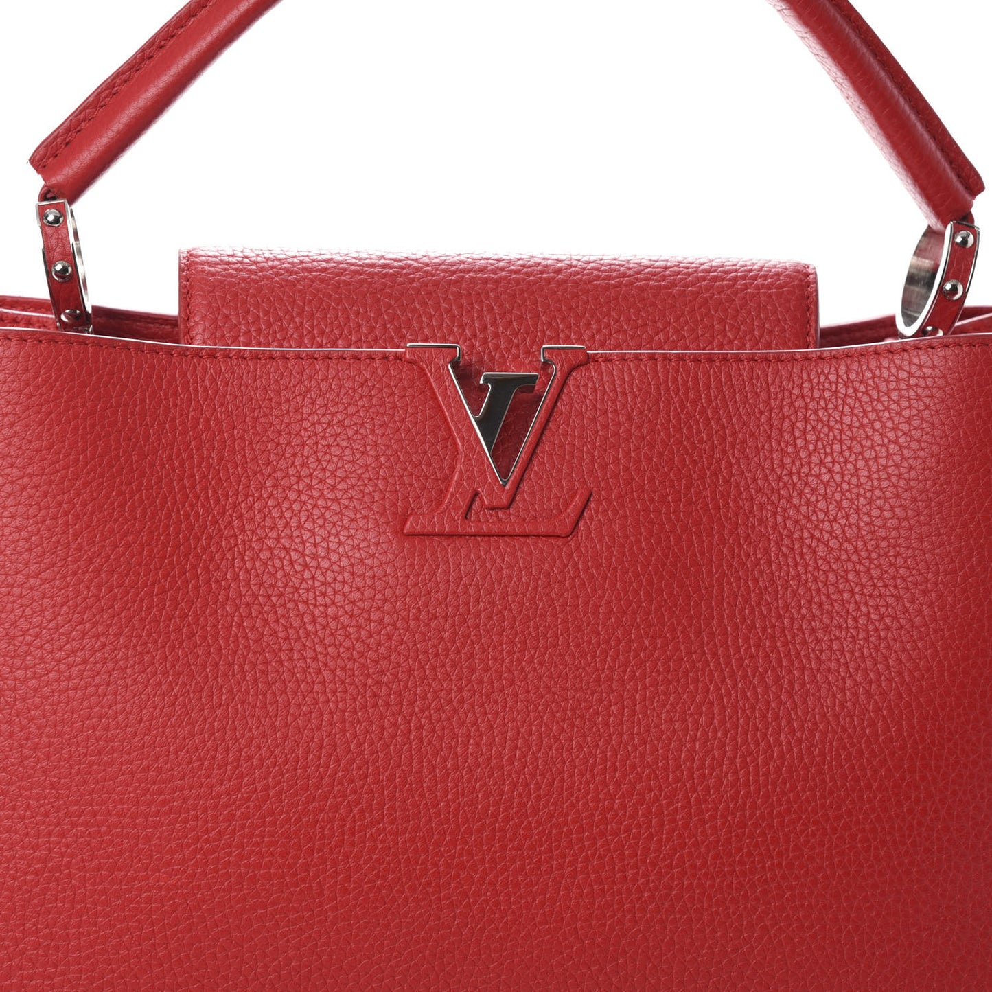 Taurillon Capucines MM Rubis