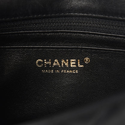 Chanel Lambskin Quilted Mini Rectangular Flap Black 5 of 11