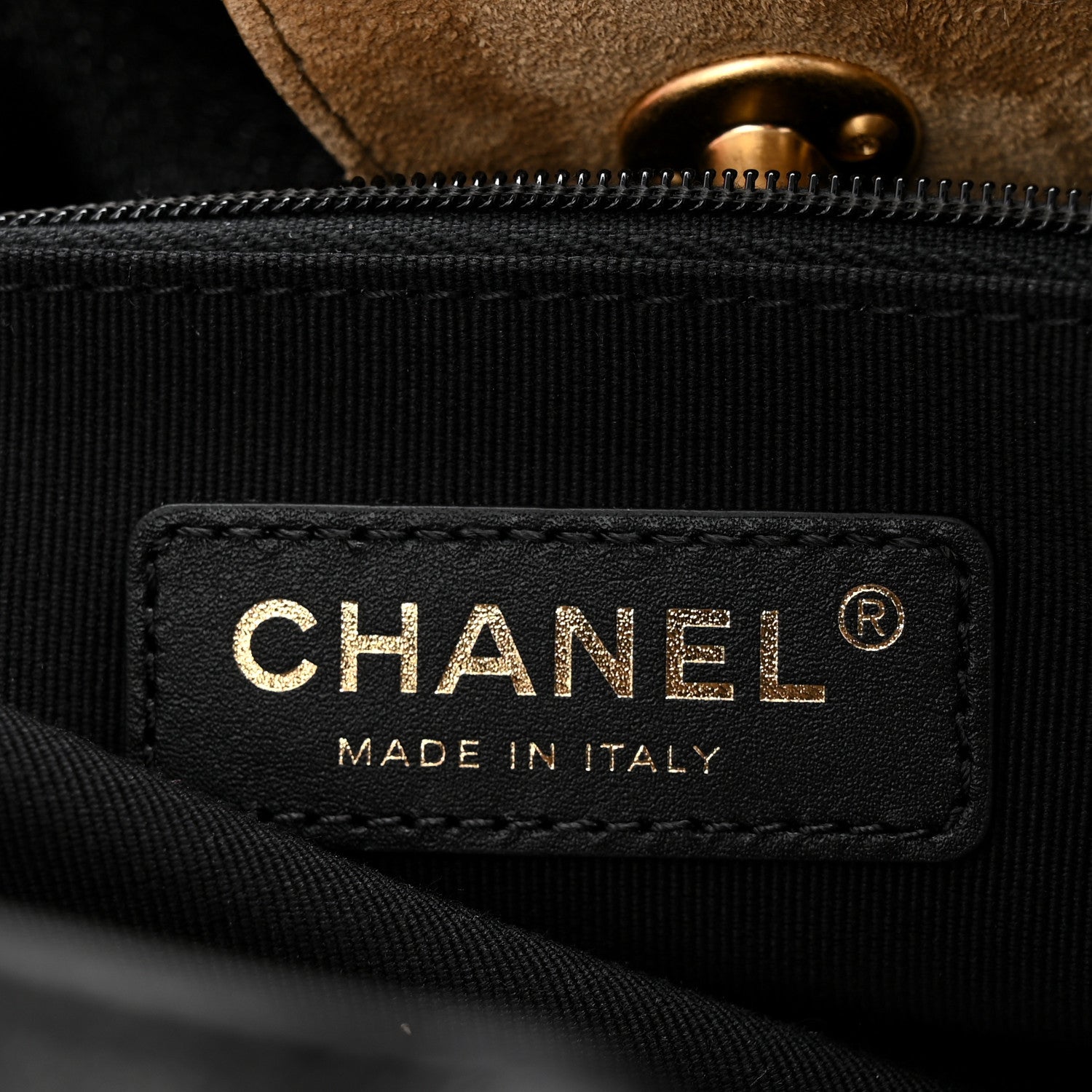 Chanel Suede Calfskin Shiny Lambskin Quilted Small Coco Base Shopping Bag Beige Black 6 of 10