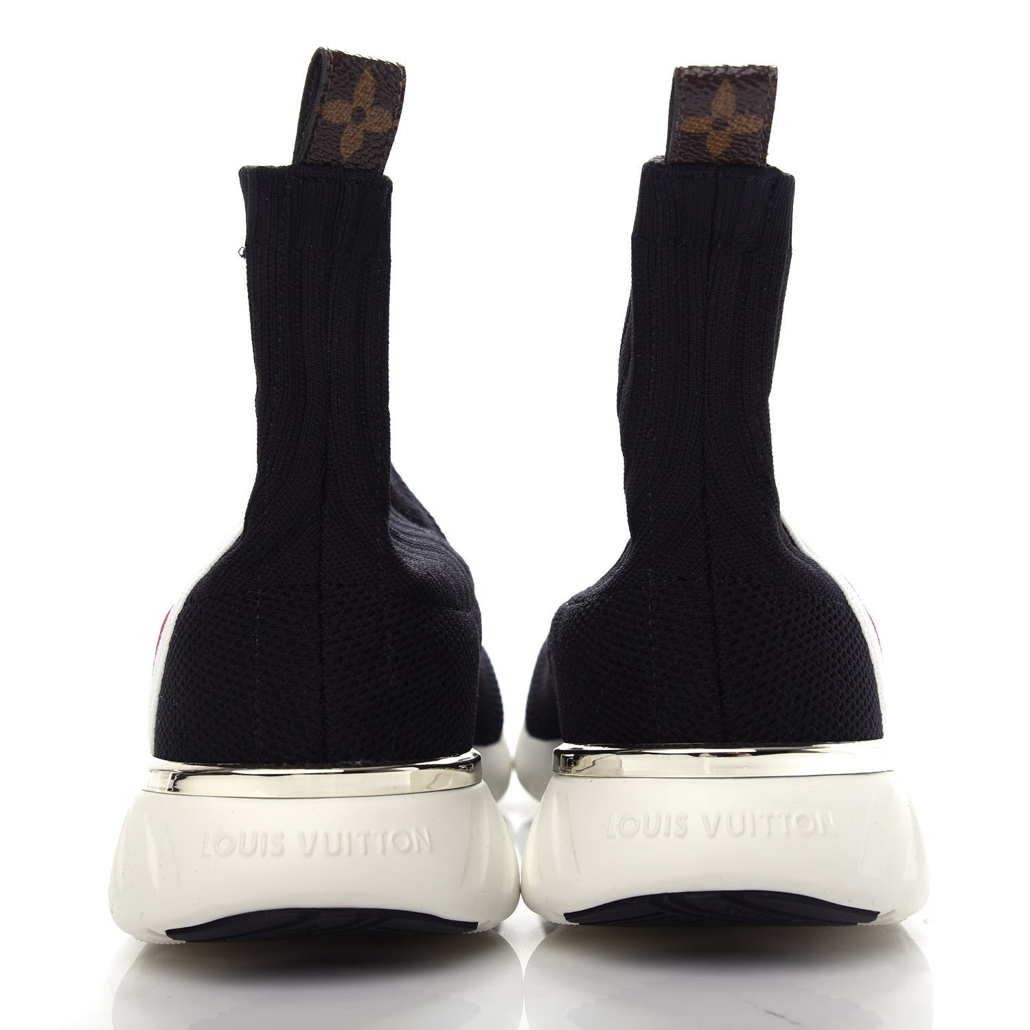Louis Vuitton Stretch Fabric Aftergame Sneaker Boots 37 Black 7 of 10