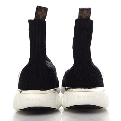 Louis Vuitton Stretch Fabric Aftergame Sneaker Boots 37 Black 7 of 10