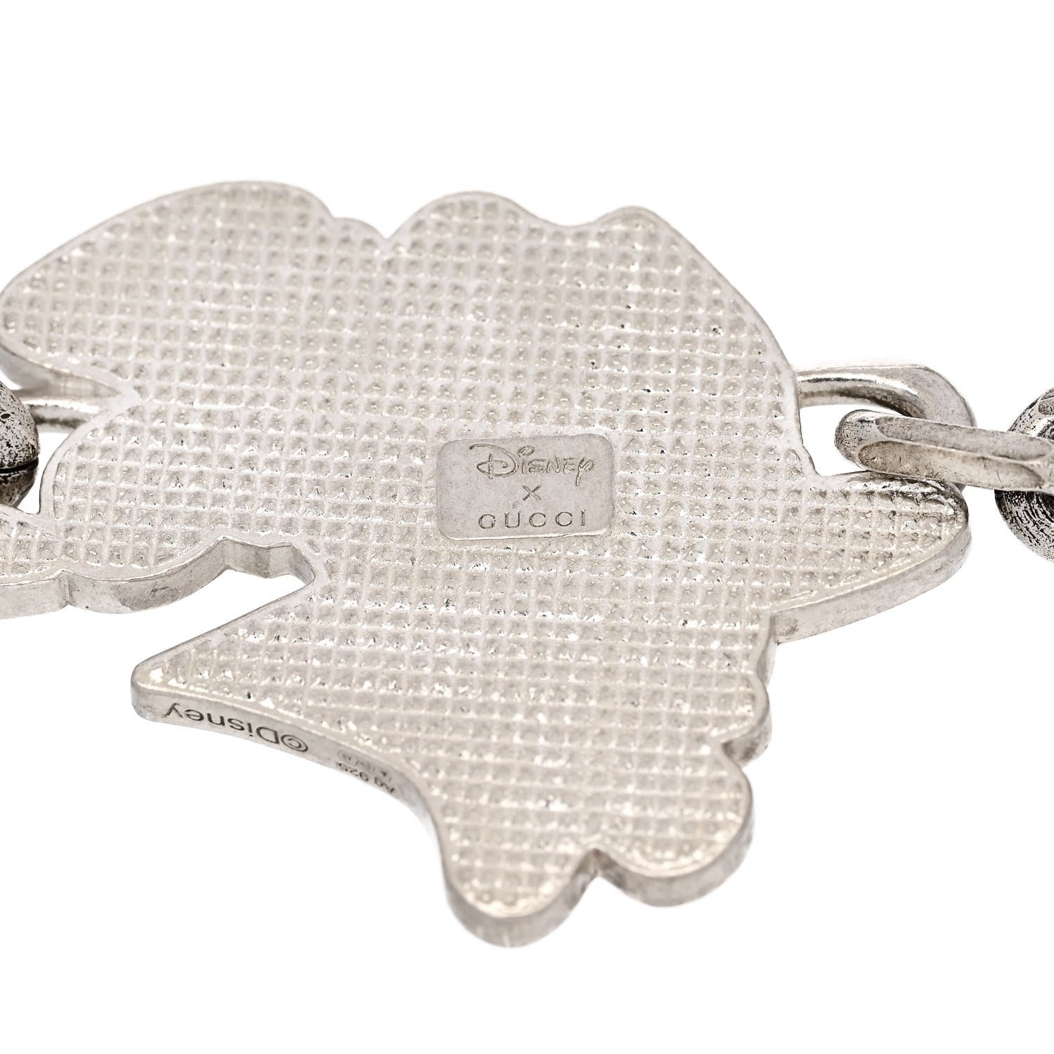 Gucci X DISNEY Sterling Silver Enamel Donald Duck Bracelet 4 of 4