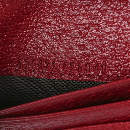 Gucci GG Supreme Monogram Queen Margaret Card Case Red 8 of 13