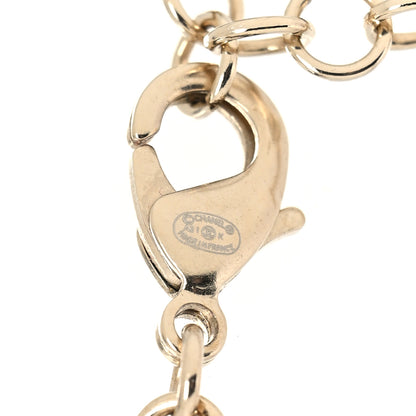 Chanel Crystal Pearl CC Choker Gold Pink Gold 5 of 5