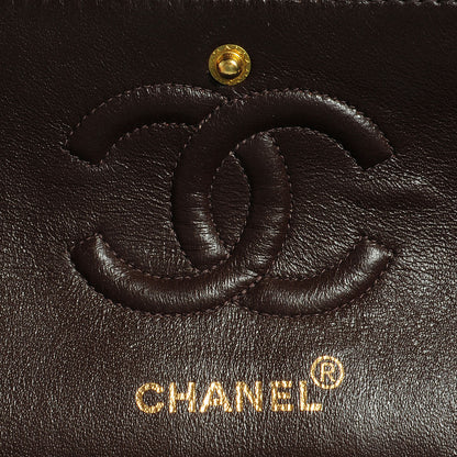 Chanel Lambskin Quilted Small Double Flap Bag Brown 7 of 9