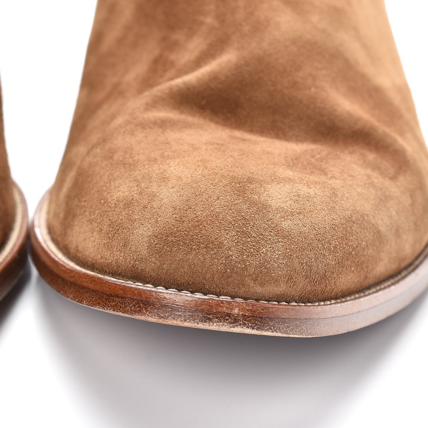 Mens Suede Wyatt Chelsea Boots 48 Brown