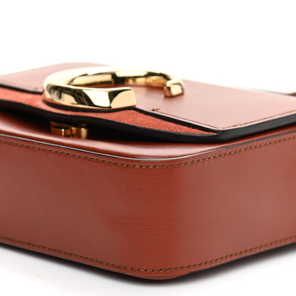 Chloe Calfskin Mini C Double Carry Sepia Brown 8 of 8