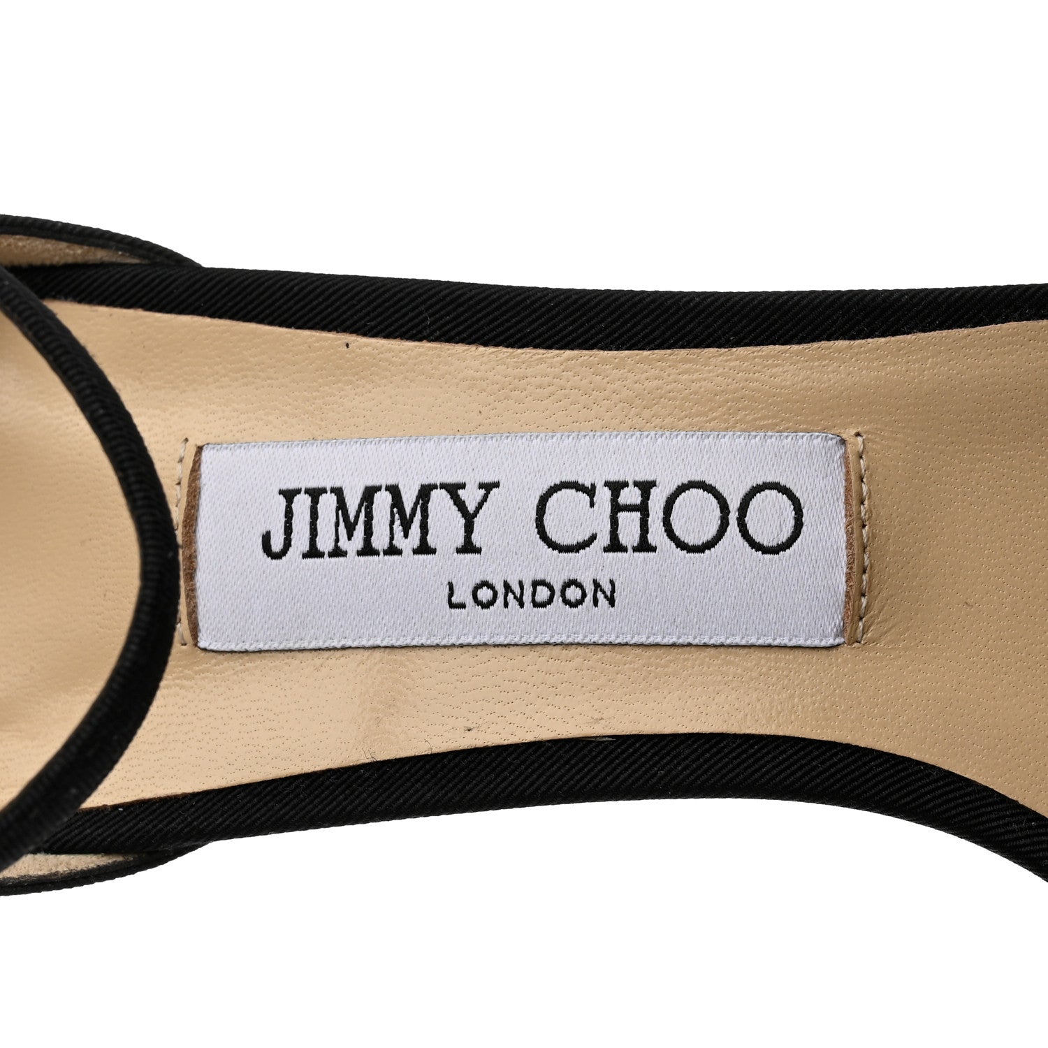 Jimmy Choo Grosgrain Aveline Bow 100 Sandals 38.5 Black 6 of 8