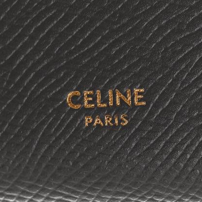 Celine Grained Calfskin Large Multifunction Strap Wallet Grey Vintage Pink 6 of 8