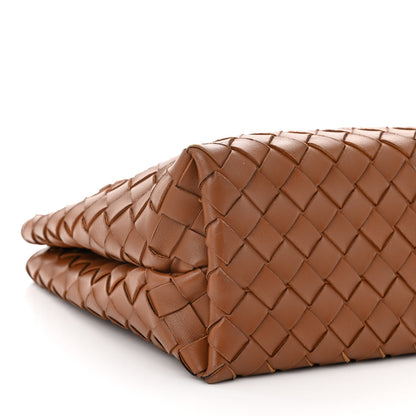 Bottega Veneta Nappa Intrecciato Small Andiamo Shoulder Bag Amber 9 of 11