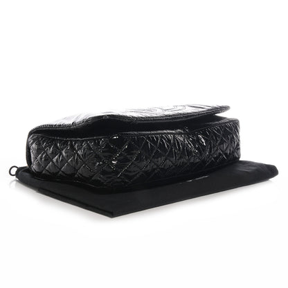Chanel Vinyl Rock and Chain Medium Flap Black 4 of 7