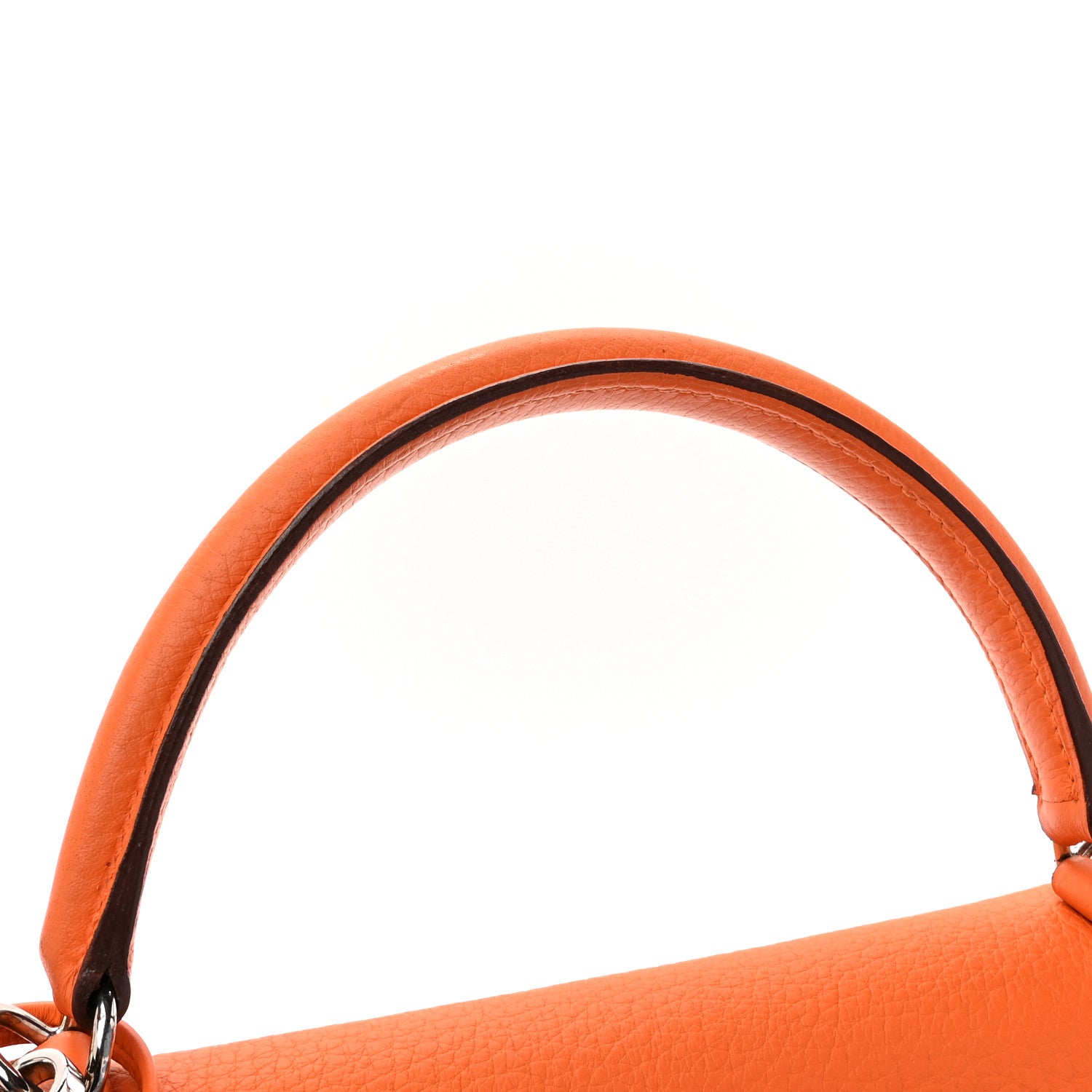 Hermes Taurillon Clemence Kelly Retourne 32 Orange 20 of 20