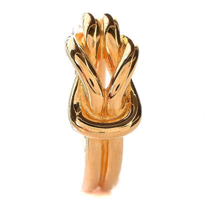 Hermes Knot Scarf Ring Gold 1 of 5