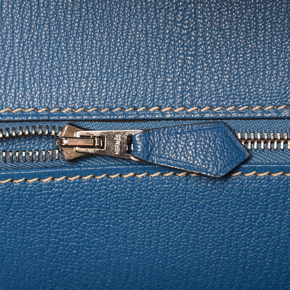 Hermes Epsom Candy Birkin 30 Bleu Electrique Mykonos 13 of 32