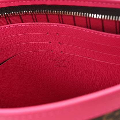 Louis Vuitton Monogram Macassar Pochette Voyage MM Fuchsia 6 of 6