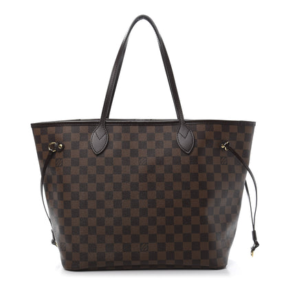 Louis Vuitton Damier Ebene Neo Neverfull MM Rose Ballerine 3 of 15