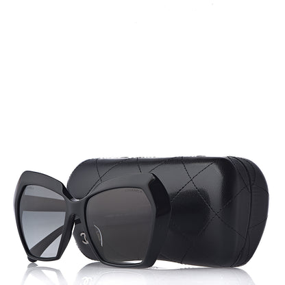 Chanel Cat Eye Spring Sunglasses 5364 Black 10 of 10