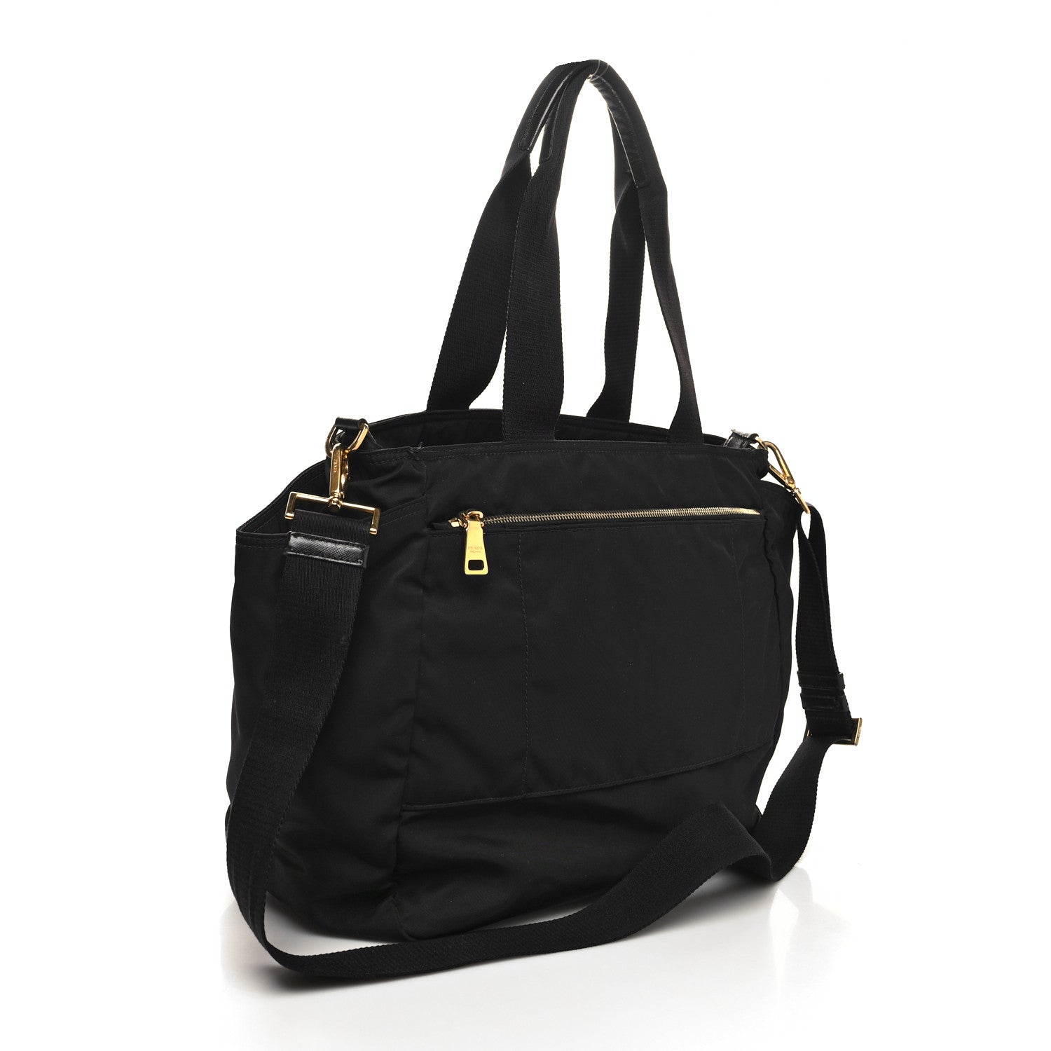 Prada Tessuto Nylon Diaper Bag Black 3 of 13