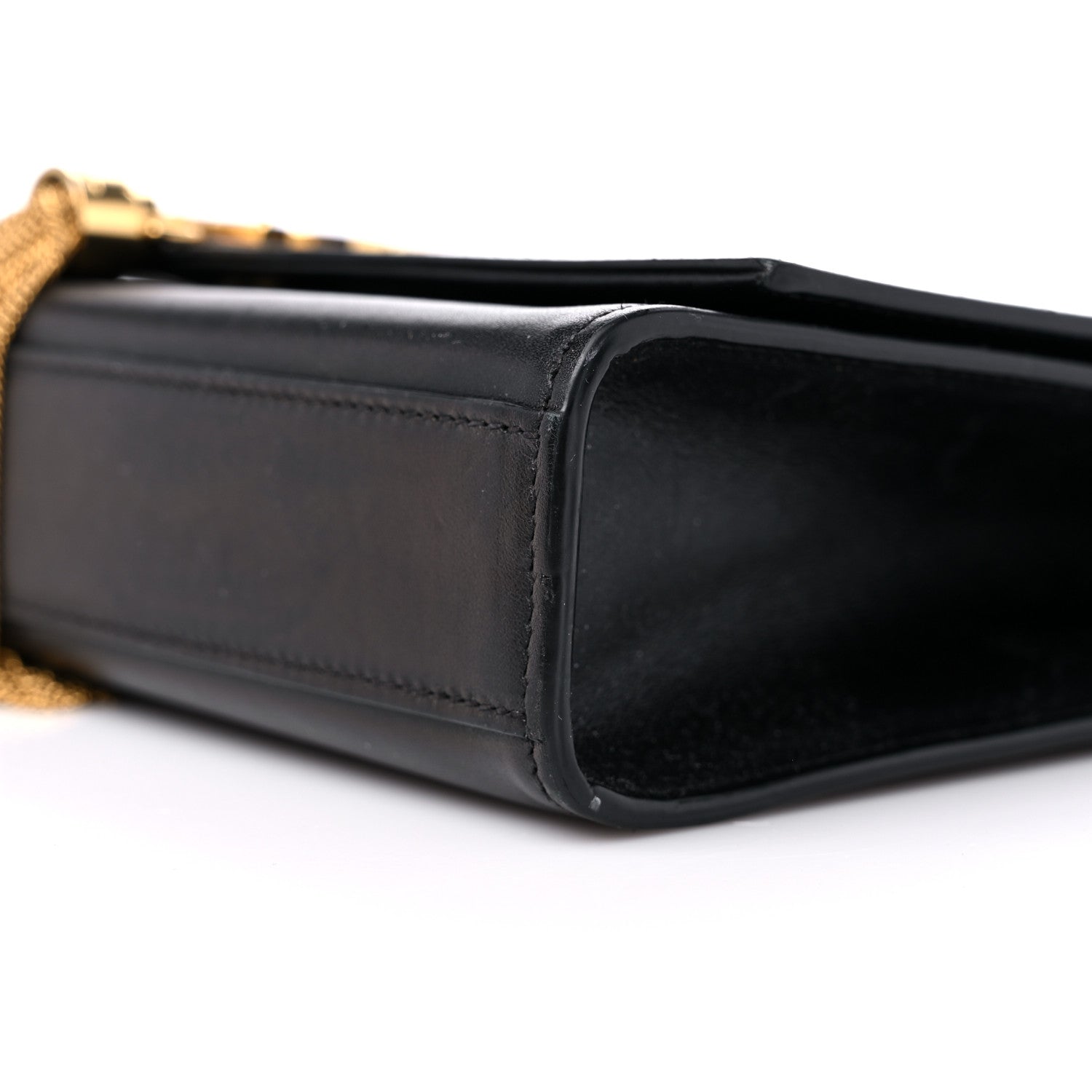 Saint Laurent Smooth Calfskin Medium Classic Monogram Kate Tassel Satchel Black 8 of 12