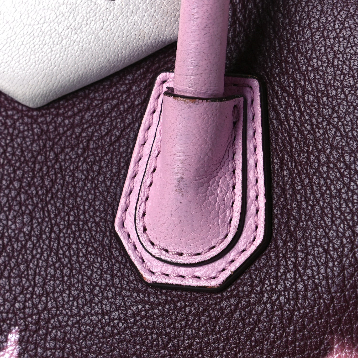 Givenchy Sugar Goatskin Mini Tri-Color Antigona Burgundy Pink White 15 of 16