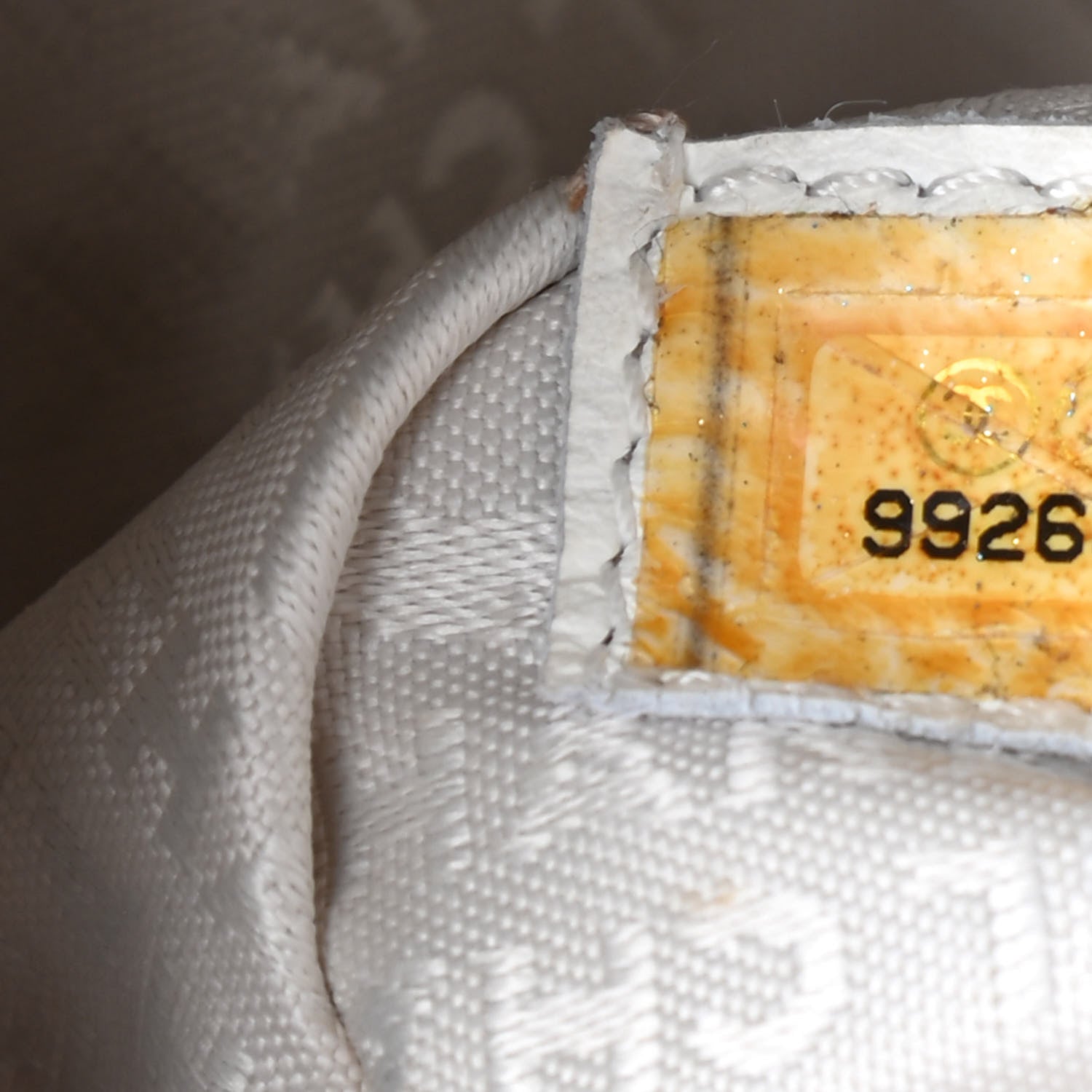 Chanel Caviar Square Stitched Bowler White 10 of 12